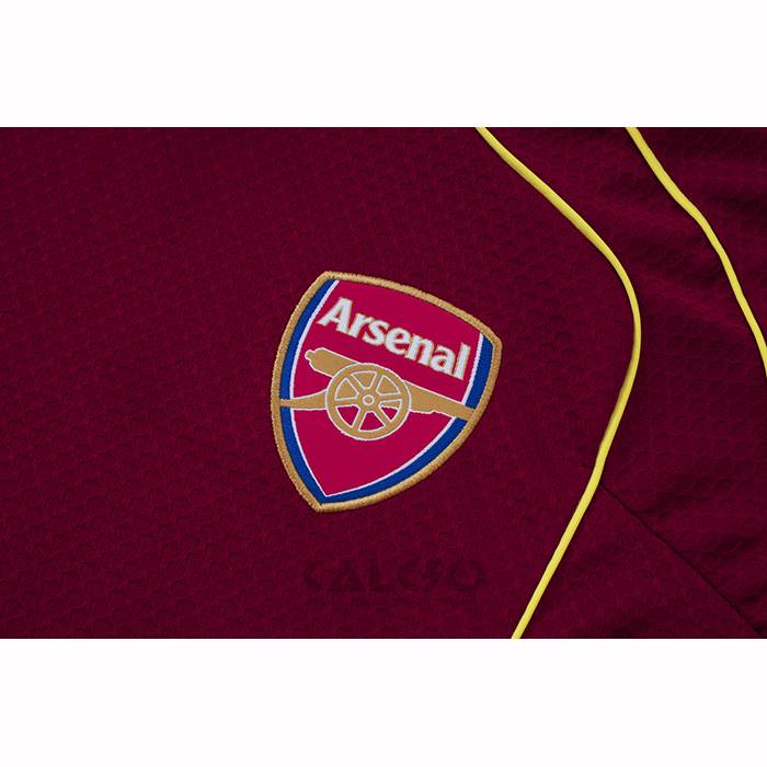 Tuta da Track Arsenal Manica Corta 2025-2026 Rosso - Pantaloncini